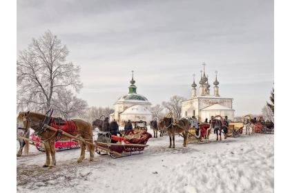 3 дня на Владимирской земле, Русская деревня 3* (3 дня, автобусный тур), Новогодний заезд.