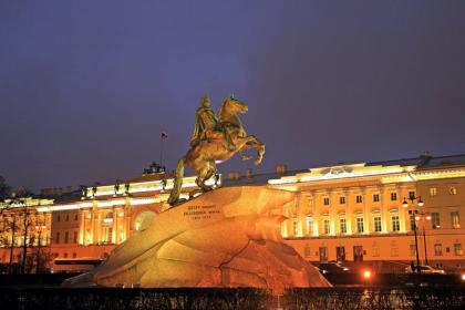 Классический Санкт-Петербург с пт (4 дня + ж/д, октябрь 2020 - апрель 2021)